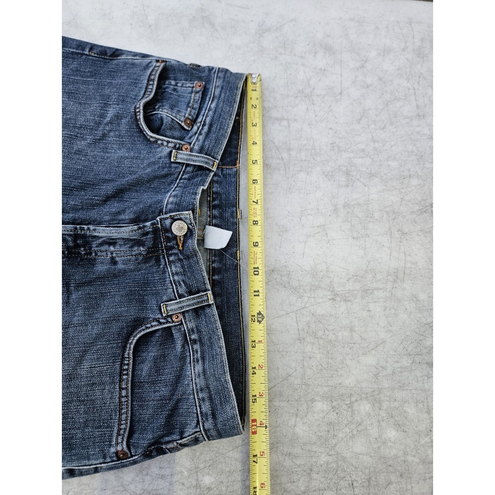 Lucky Brand Jeans Women's Blue Easy Rider Button-Fly Denim Size 12 | 31 Long Len - Picture 8 of 10